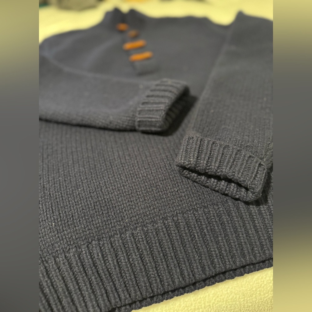 Polo Ralph Lauren Wool Knit Toggle button Sweater size M knit - Picture 6 of 9